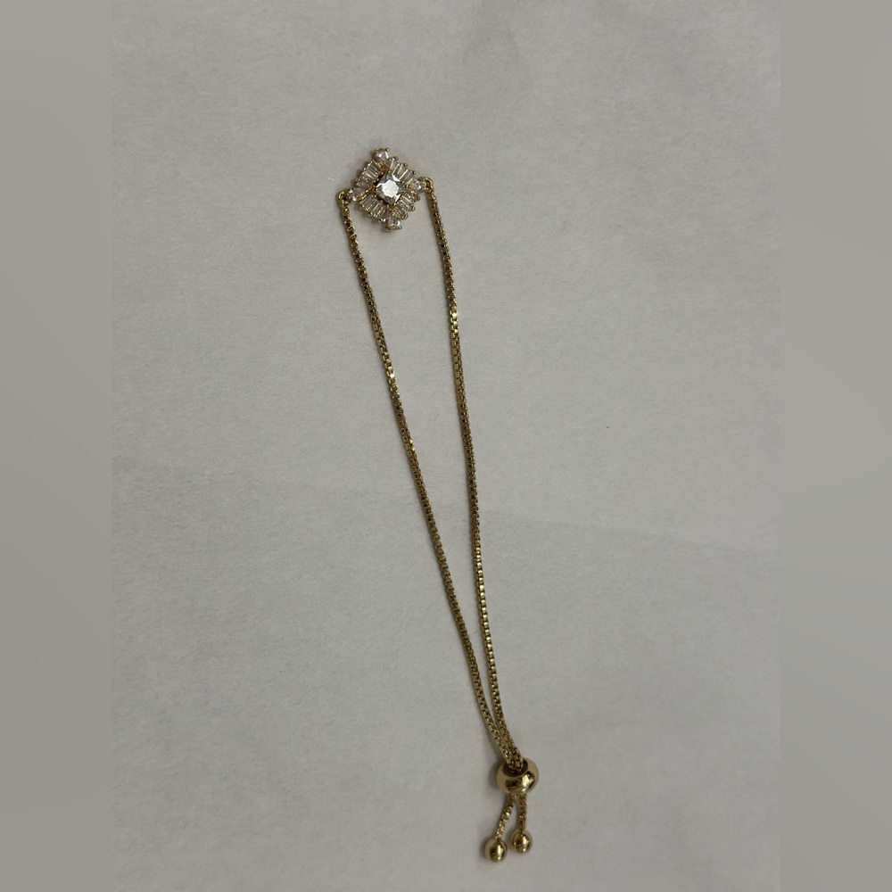 Sparkly Golden Bracelet with Jewels